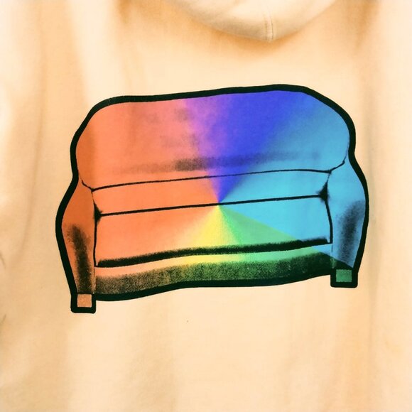 Brockhampton Iridescence Couch Yellow Hoodie Sweatshirt Medium - Picture 9 of 9